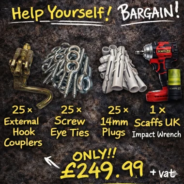 Fixings & Impact Wrench Bundle