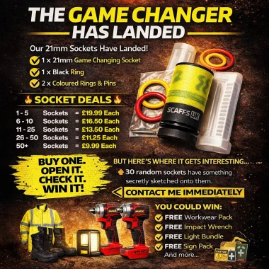 ScaffsUK 21mm Game Changer Socket (Multi-Buy Deal)